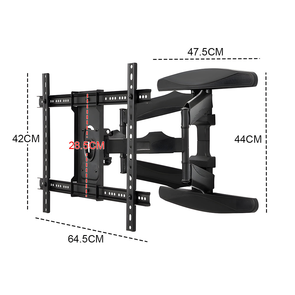 Telescopic Swivel and Tilt TV Monitor Wall Mount Bracket Load up to 85kg Full Motion Long Arm Bracket Max V985-TELESCOPICBRACKET