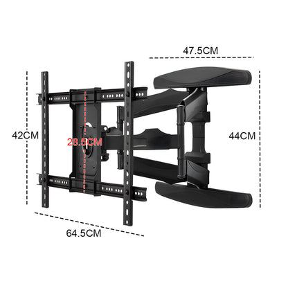 Telescopic Swivel and Tilt TV Monitor Wall Mount Bracket Load up to 85kg Full Motion Long Arm Bracket Max V985-TELESCOPICBRACKET