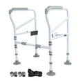 Toilet Frame Support Standing Disability Assist Aid Safety Grab Handle Rail Height and Width Adjustable For V985-TOILETSAFETYFRAME
