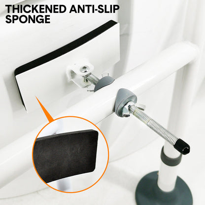 Toilet Frame Support Standing Disability Assist Aid Safety Grab Handle Rail Height and Width Adjustable For V985-TOILETSAFETYFRAME