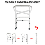 Toilet Frame Support Standing Disability Assist Aid Safety Grab Handle Rail Height and Width Adjustable For V985-TOILETSAFETYFRAME