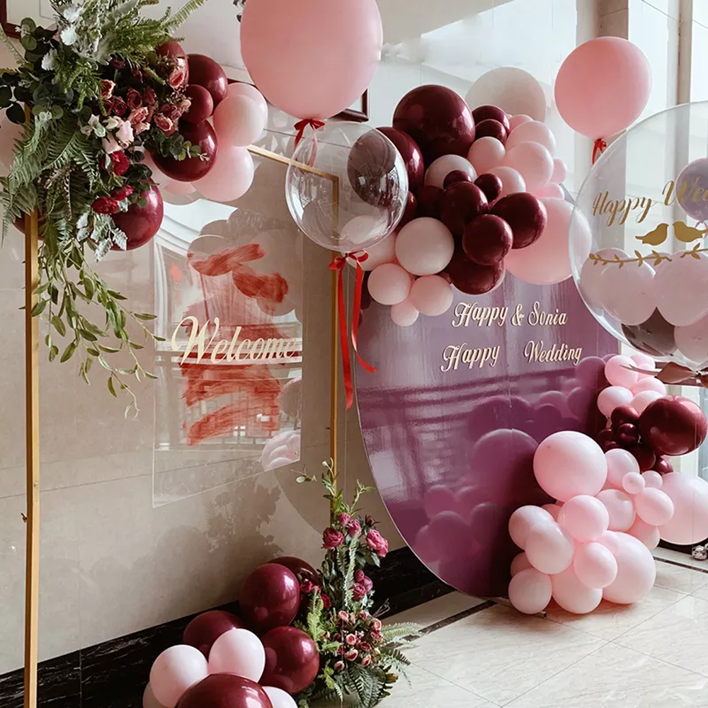 Golden Square Wedding Arch Adjustable 1M-2M Flower Rack Backdrop Stand Balloon Arch Stand for Wedding V985-WEDDINGARCHSQUARE