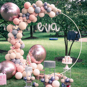 2M White Wedding Hoop Arch Metal Flower Ring Display Frame Balloon Circle Rack Backdrop for Wedding Birthday V985-WEDDINGHOOPNEW