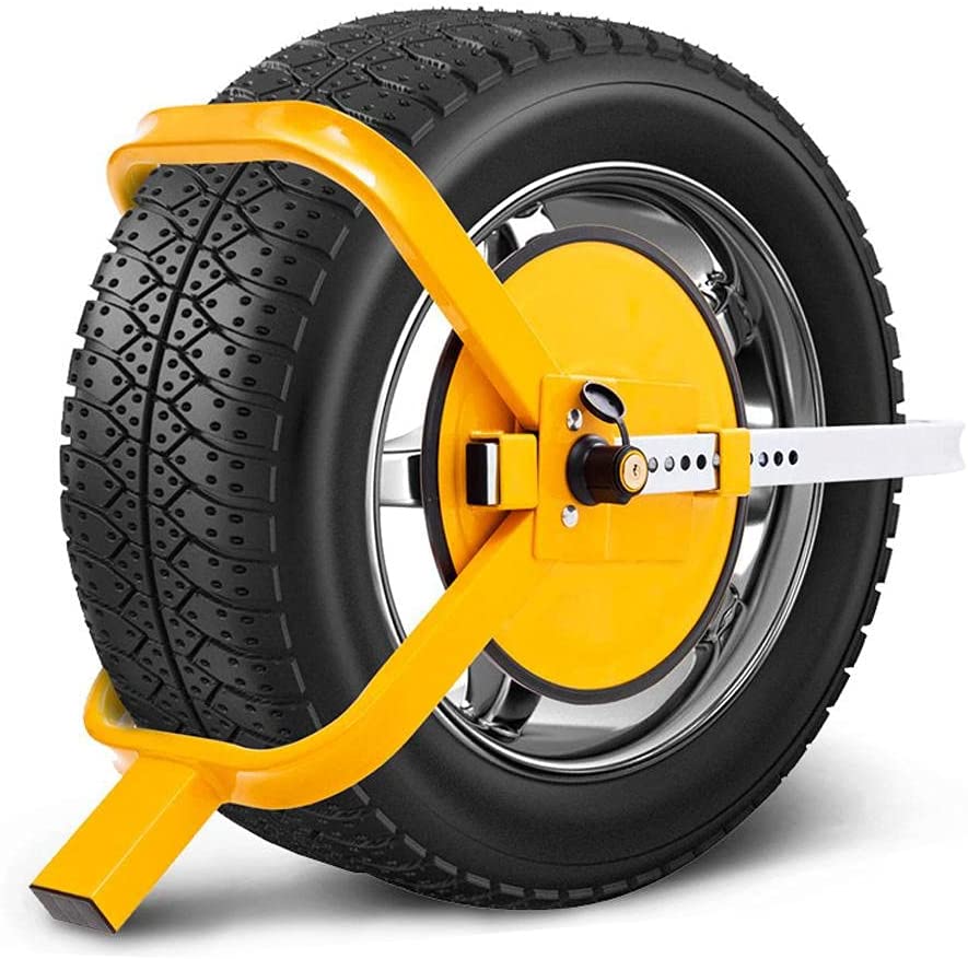 Wheel Clamp Defender Tyre Lock Adjustable for 13'' 14'' 15'' Truck SUV Trailer Caravan 195mm-230mm Heavy Duty V985-WHEELLOCK
