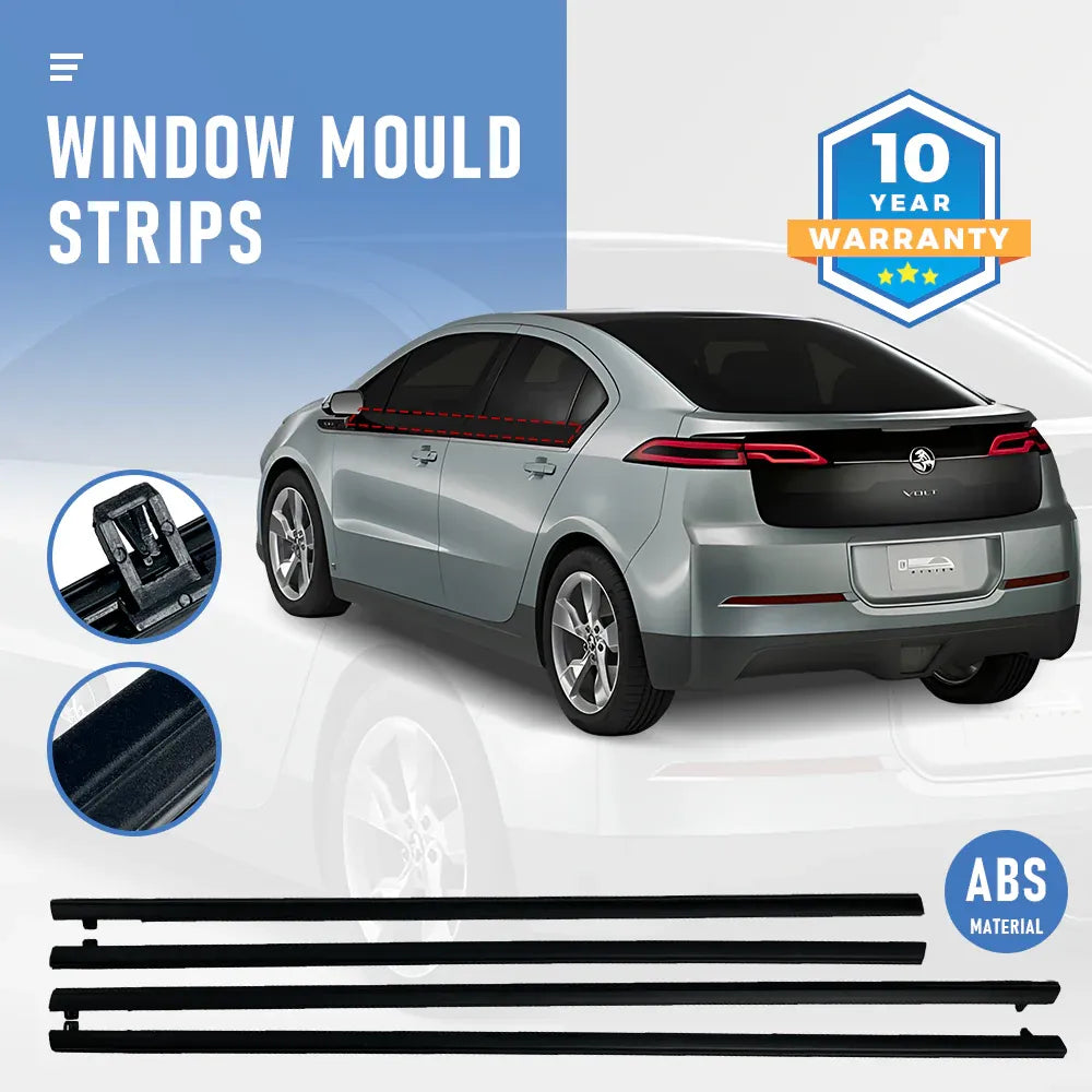 Outer Door Weather Window Rubber Seals Fit for Holden Commodore VE VF SEDAN V6 V8 Moulding Trim Strips Car V985-WINDOWMOULDSTRIPS