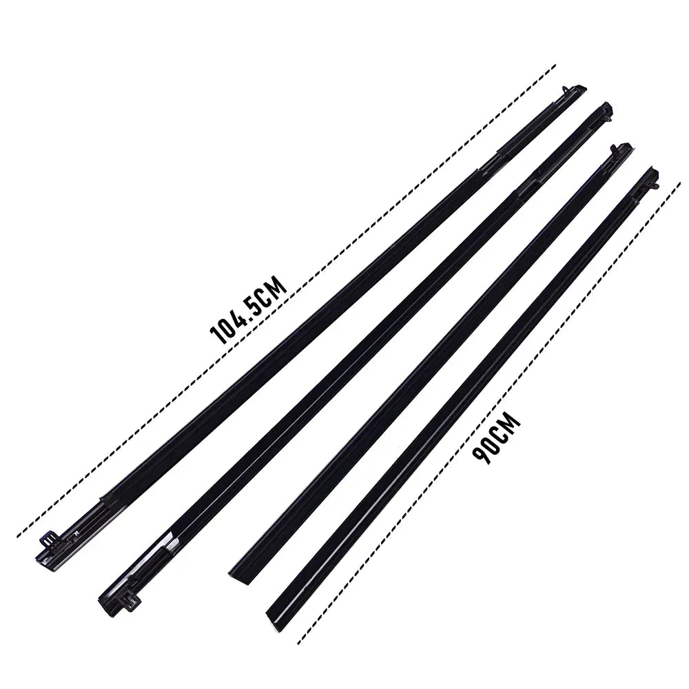 Outer Door Weather Window Rubber Seals Fit for Holden Commodore VE VF SEDAN V6 V8 Moulding Trim Strips Car V985-WINDOWMOULDSTRIPS