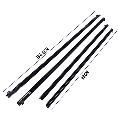 Outer Door Weather Window Rubber Seals Fit for Holden Commodore VE VF SEDAN V6 V8 Moulding Trim Strips Car V985-WINDOWMOULDSTRIPS