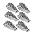 50 Pack Inline Cliplock Wire Strainer Aluminum Alloy Heavy Duty Wire Ratchet Tensioner for Electric Fence V985-WIRESTRAINERRATCHETS50PCS