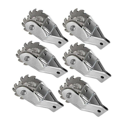 50 Pack Inline Cliplock Wire Strainer Aluminum Alloy Heavy Duty Wire Ratchet Tensioner for Electric Fence V985-WIRESTRAINERRATCHETS50PCS