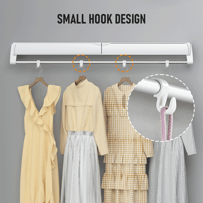Alston Wall Mounted Drying Rack Clothes Airer Space Saver Folding Dryer Bearing Capacity 12KG Foldable Rail V985-WMDRYINGRACKW