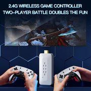 M22 Game Stick 4K 64GB 30000+ Games 52 Simulators EMUIELEC System 2.4G Wireless Retro Classic Video Gaming V986-M22