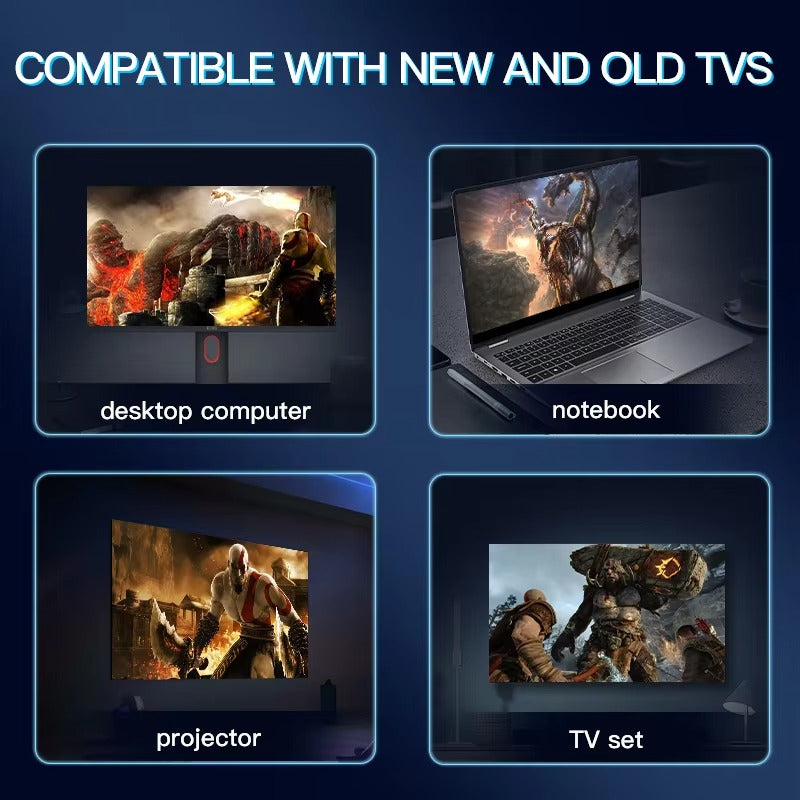 M22 Game Stick 4K 64GB 30000+ Games 52 Simulators EMUIELEC System 2.4G Wireless Retro Classic Video Gaming V986-M22