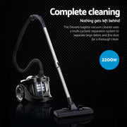 Devanti 2200W Bagless Vacuum Cleaner Black