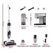 Devanti Cordless Wet Dry Vacuum Mop plus Coffee Maker Machine Espresso