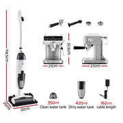 Devanti Cordless Wet Dry Vacuum Mop plus Coffee Maker Machine Espresso
