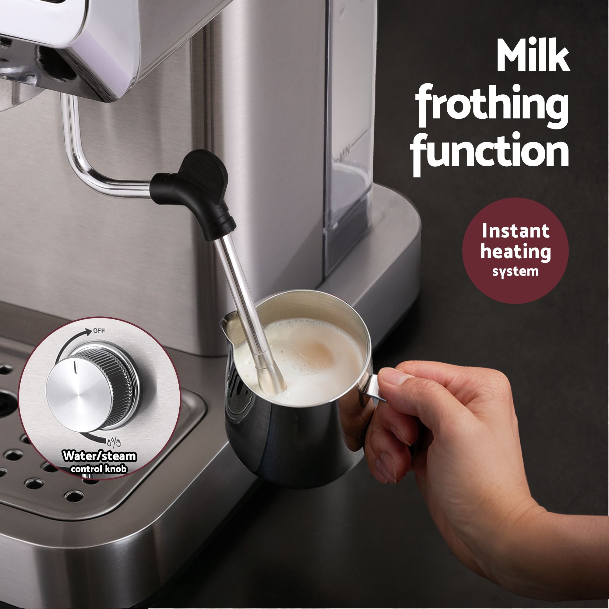 Devanti Cordless Wet Dry Vacuum Mop plus Coffee Maker Machine Espresso