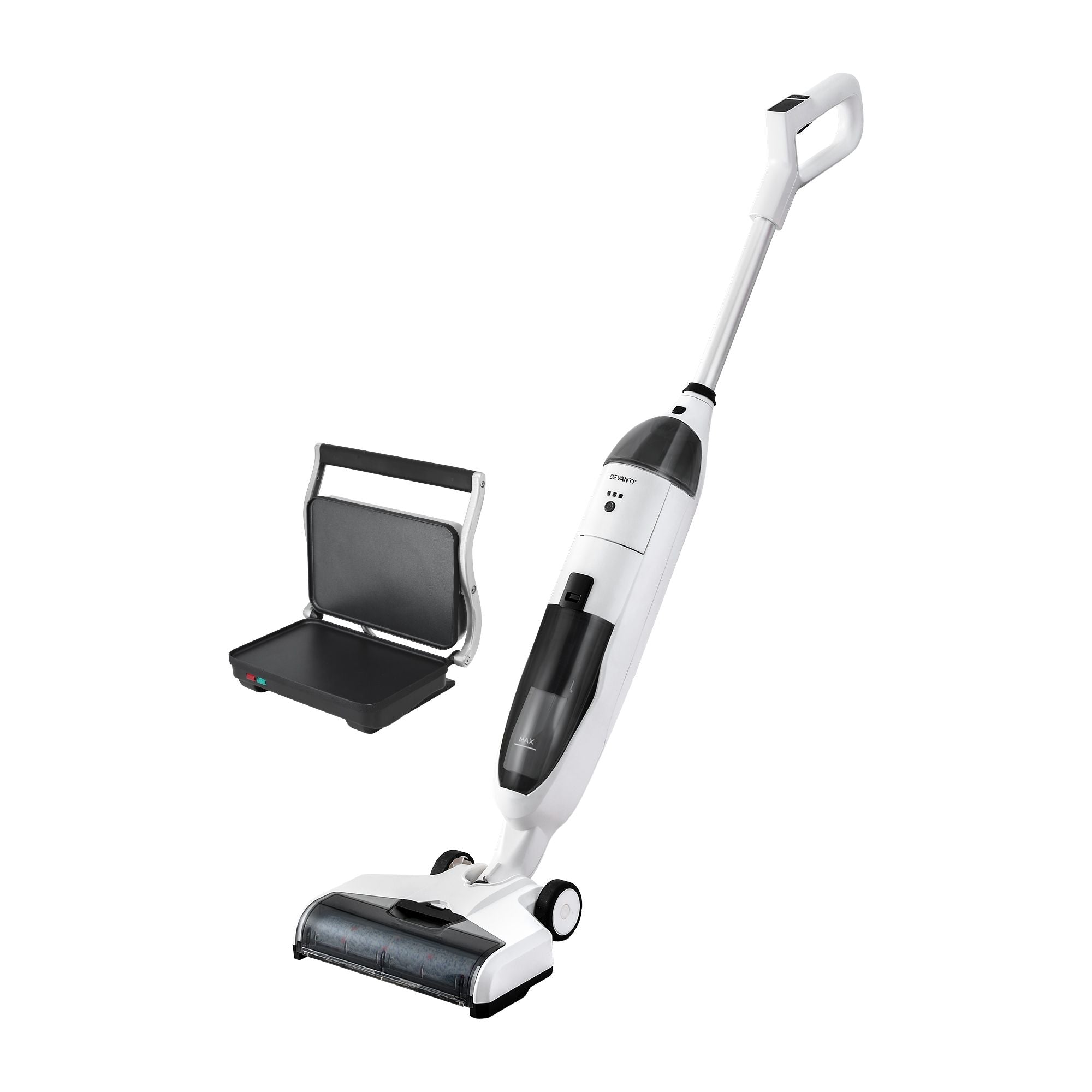 Devanti Cordless Wet Dry Vacuum Mop plus Sandwich Maker Panini Press