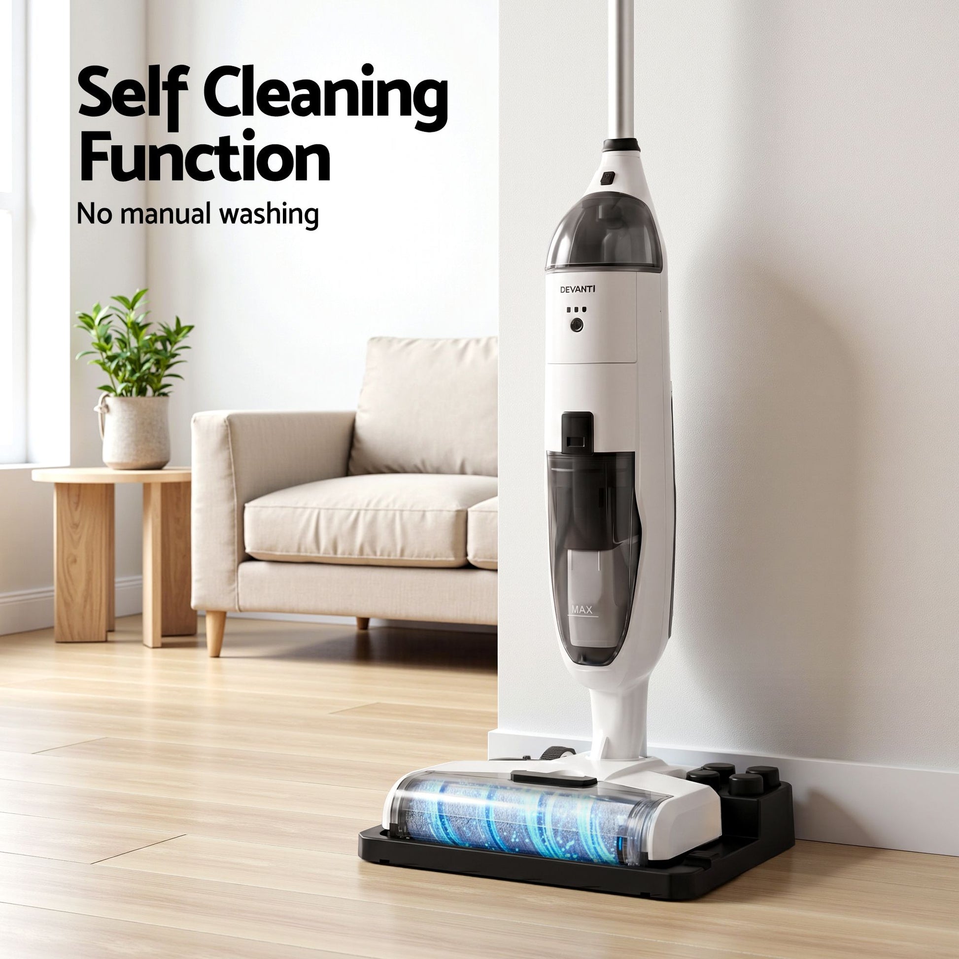 Devanti Wet Dry Stick Vacuum Cleaner 200W VAC-CL-1809-WH