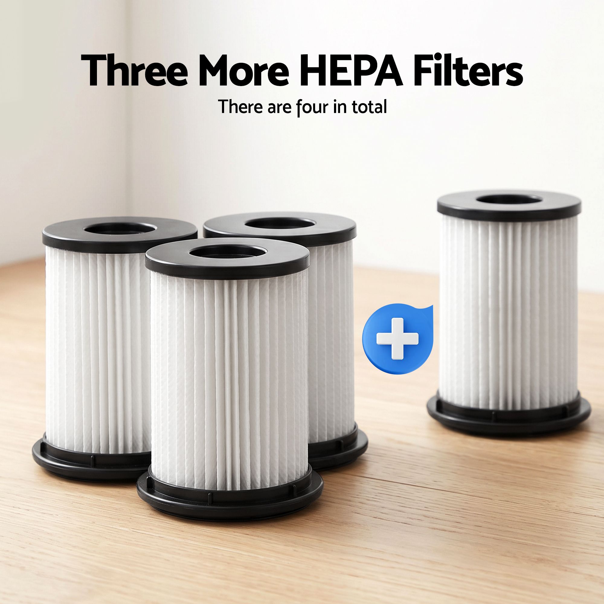 Devanti Stick Vacuum Cleaner Cordless HEPA Filter Purple