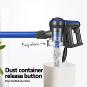 Devanti Stick Vacuum Cleaner Brushless Cordless 250W Blue