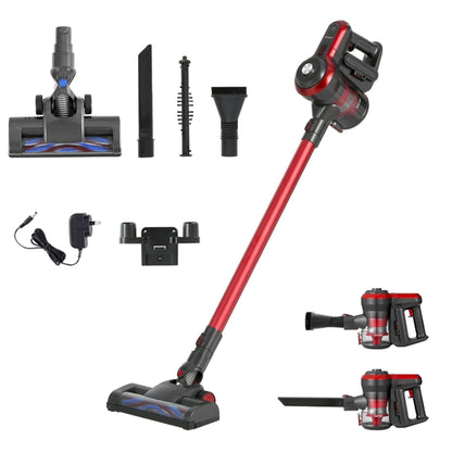 Devanti Stick Vacuum Cleaner Brushless Cordless 250W Red VAC-CL-H-B8-RD