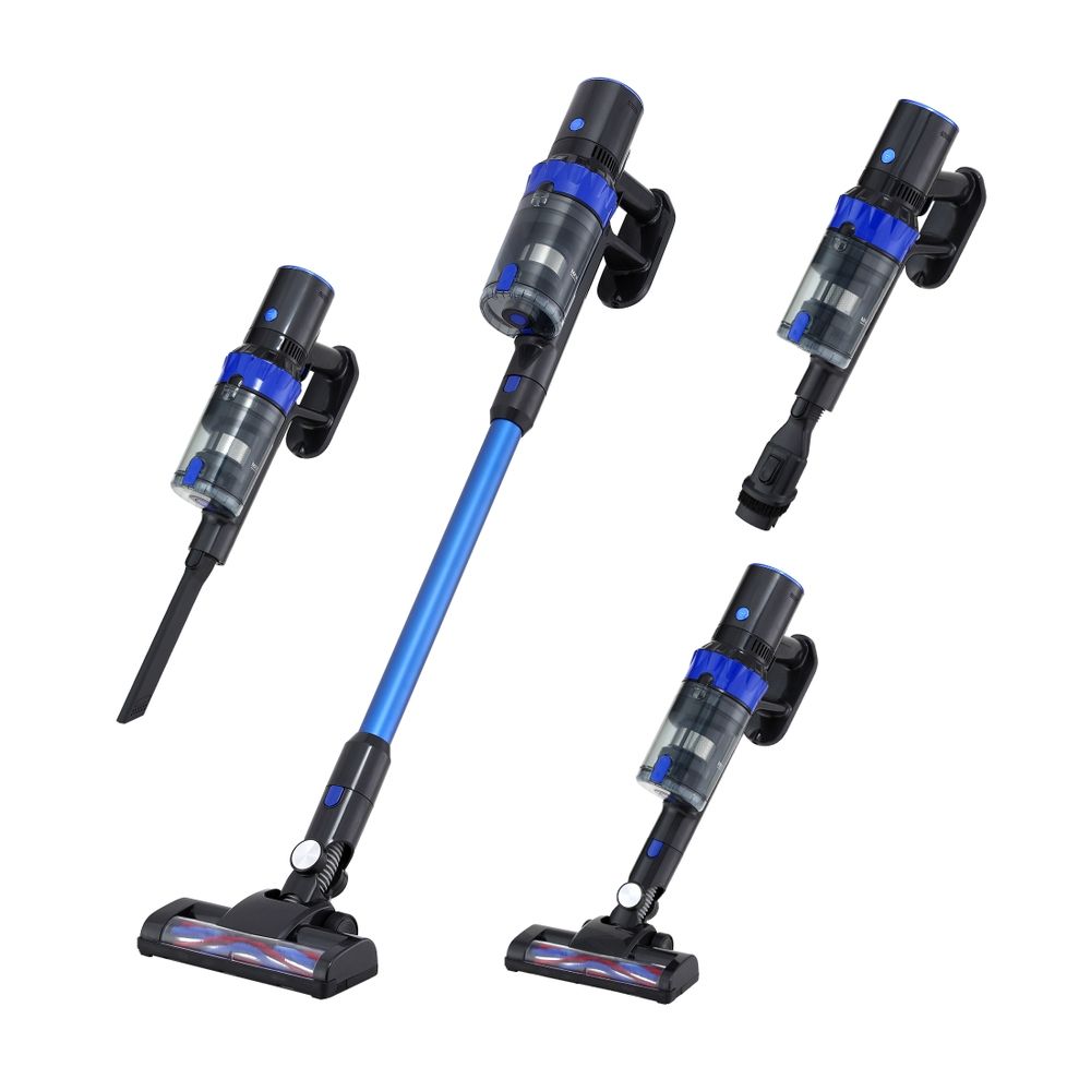 Devanti Stick Vacuum Cleaner Brushless Cordless 350W Blue VAC-CL-H-C9-BL