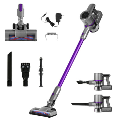 Devanti Stick Vacuum Cleaner Bagless Cordless 120W Purple VAC-CL-H-SC2-PP
