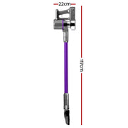 Devanti Stick Vacuum Cleaner Bagless Cordless 120W Purple VAC-CL-H-SC2-PP