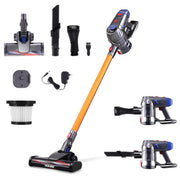 Devanti Stick Vacuum Cleaner Bagless Cordless 150W Gold VAC-CL-K7-GD
