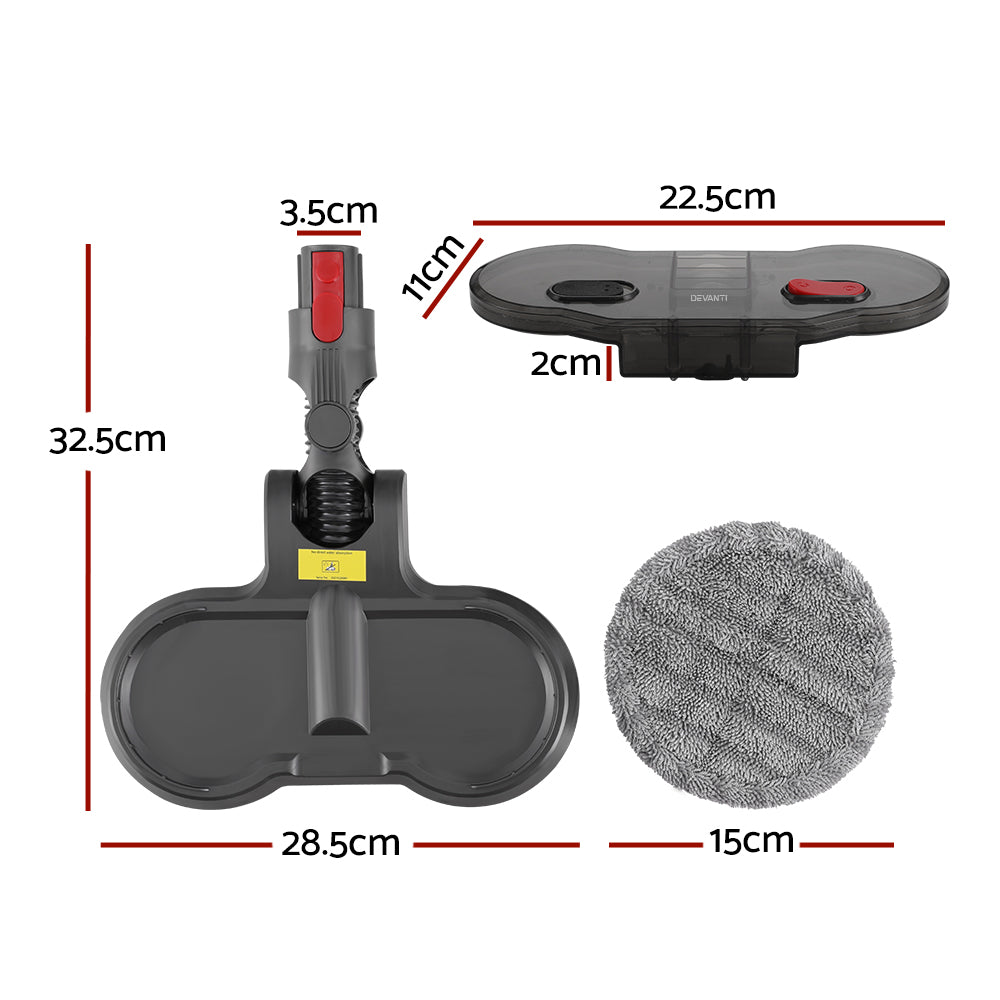 Devanti Electric Mop Head for Dyson V7 8 10 11 15 VAC-DS-EM