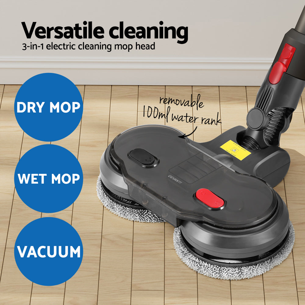 Devanti Electric Mop Head for Dyson V7 8 10 11 15 VAC-DS-EM