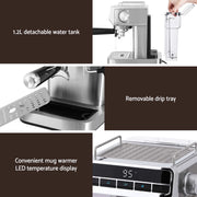 Devanti K7 Cordless Stick Vacuum Cleaner plus Coffee Maker Machine Espresso