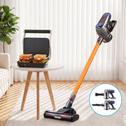 Devanti K7 Cordless Stick Vacuum Cleaner plus Sandwich Maker Panini Press