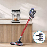 Devanti K7 Cordless Stick Vacuum Cleaner plus Coffee Maker Machine Espresso