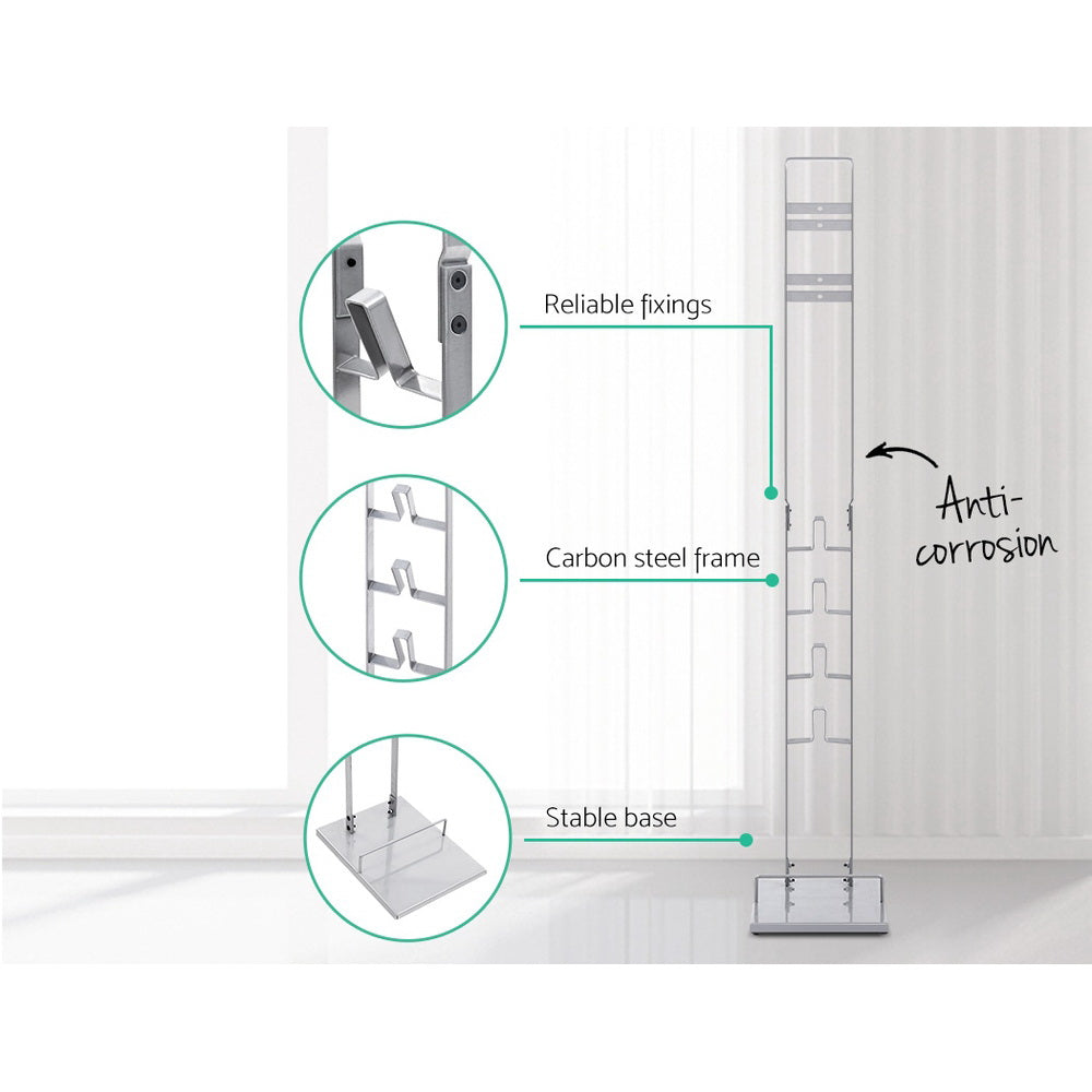Artiss Freestanding Dyson Vacuum Cleaner Stand for V6 7 8 10 11 Silver VAC-STD-SY02-SI