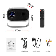 Devanti Mini Video Projector 1080P VP-150-WIFI-BT-BK