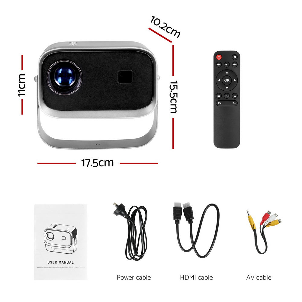 Devanti Mini Video Projector 1080P VP-150-WIFI-BT-BK