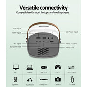 Devanti Mini Video Projector Wifi USB HDMI Portable HD 1080P Home Projector VP-230-WIFI-WH