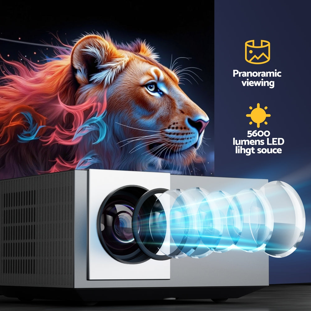 Devanti Video Project 4K 1080P Official Google TV 5G Wifi Home Cinema VP-260-WIFI-BK