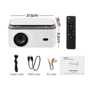 Devanti Video Project 4K 1080P Android 5G Wifi Home Cinema VP-300-WIFI-4K-WH