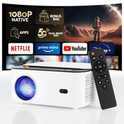 Devanti Video Project 4K 1080P Android 5G Wifi Home Cinema VP-300-WIFI-4K-WH