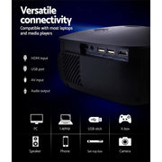 Devanti Portable Mini Video Projector Wifi 1080P Home Theater HDMI Black VP-850-WIFI-BK