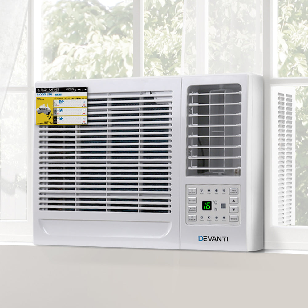 Devanti Window Air Conditioner 1.7kW WAC-05C-WH