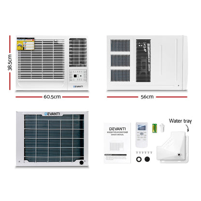 Devanti Window Air Conditioner 2.7kW WAC-09H-WH