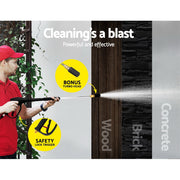 Giantz Petrol High Pressure Cleaner Washer 20M Hose Gurney WASHER-80C-20M-BK