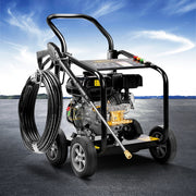 Giantz Petrol High Pressure Cleaner Washer 20M Hose Gurney WASHER-80C-20M-BK