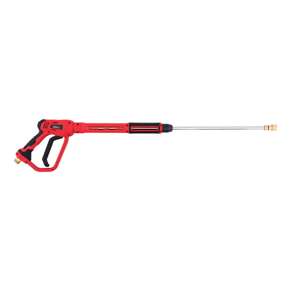 Giantz Pressure Washer Gun Short Trigger 4000PSI M22-14 1/4 Inch 5 Nozzles Red WASHER-GUN-RED