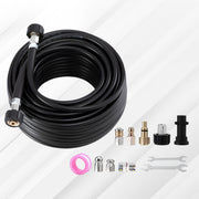 Giantz Pressure Washer Hose 30M 5800PSI Power Replacement Extension 1/4'' Quick Connect WASHER-HOSE-30M-BLK