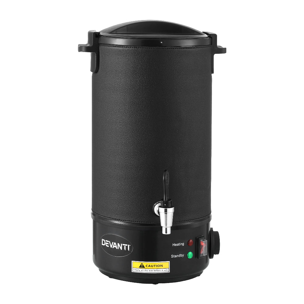 Devanti 10L Wax Melter Candle Making 1520W Melting Pot Furnace Pour Spout Soap WAX-08-10L