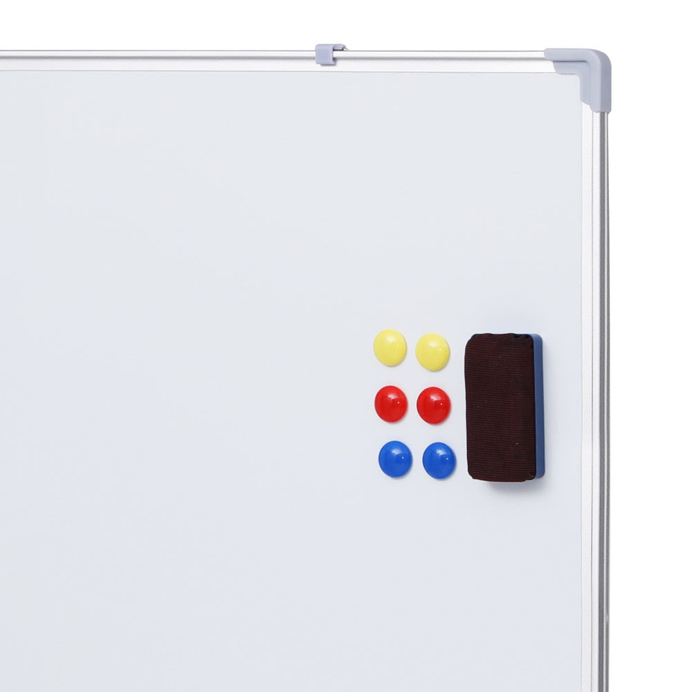 Magnetic Whiteboard 60x90cm Erase Board Marker Eraser Tray Home Office School WB-60X90-BOARD